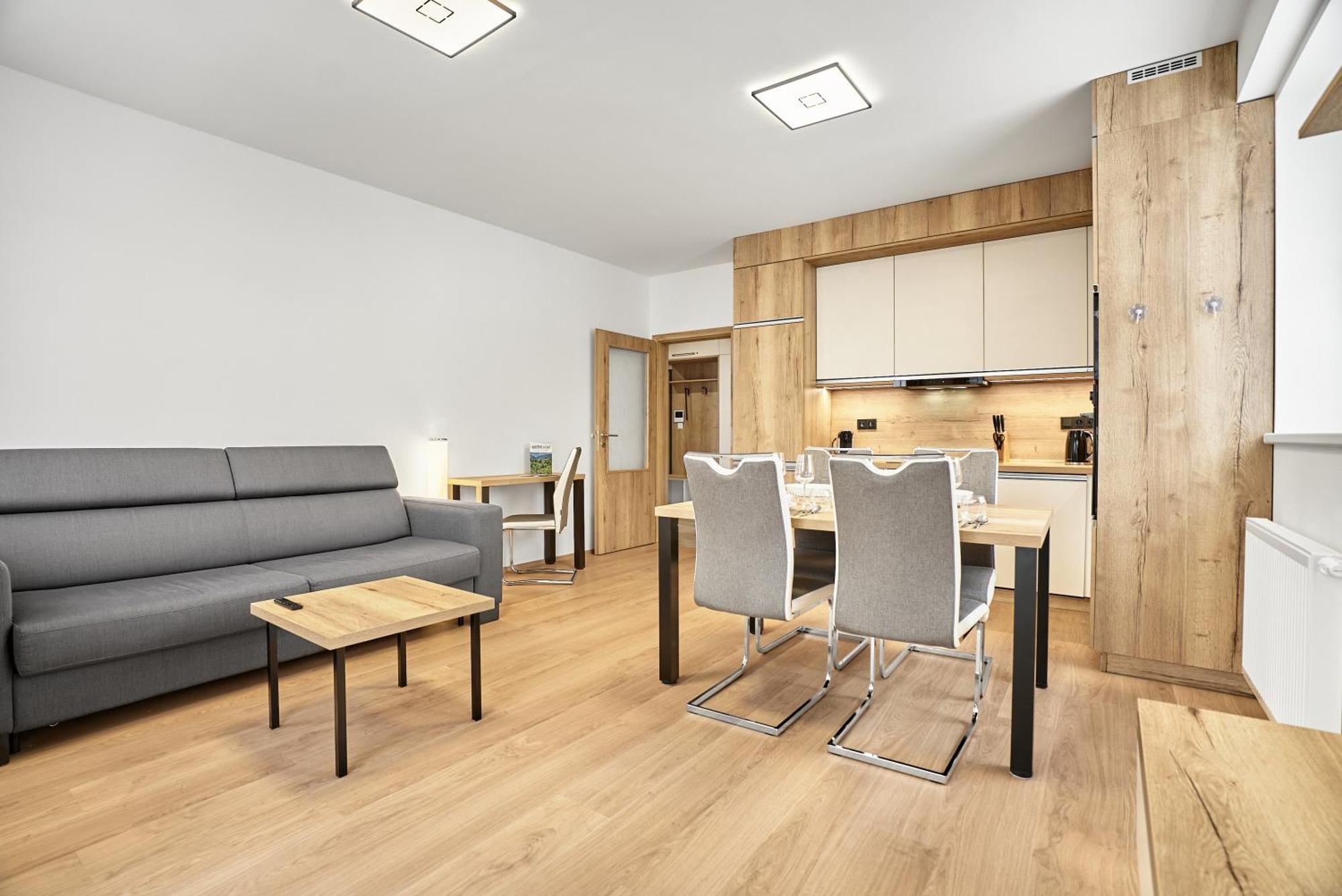 Moderně zařízený apartmán s garážovým stáním Loučná pod Klínovcem Exteriér fotografie